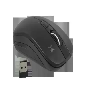 MOUSE INALAMBRICO OPTICO 800 A 1600 DPI SIMETRICO DONGLE USB PERFECT CHOICE ESSENTIAL - NEGRO