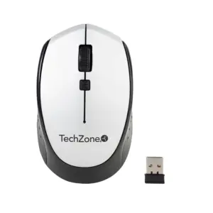MOUSE TECHZONE TZ19MOU01-INAPL OPTICO NANO USB BOTONES PLATA