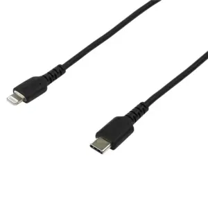CABLE DE CARGA DE 2M USB-C A LIGHTNING - COLOR NEGRO - CABLE USB DE CARGA Y ALTA RESISTENCIA - CERTIFICADO MFI APPLE - STARTECH.COM MOD. RUSBCLTMM2MB