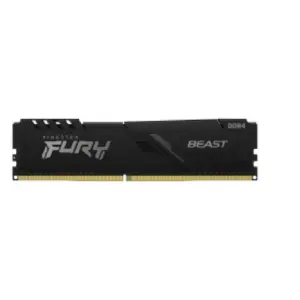 MEMORIA RAM KINGSTON DIMM DDR4 16GB 3600MT/S FURY BEAST BLACK CL18 288PIN 1.35V C/DISIPADOR DE CALOR P/PC/GAMER/ALTO RENDIMIENTO KF436C18BB/16