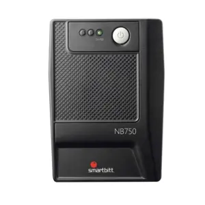 NO-BREAK INTERACTIVO SMARTBITT  SBNB750  750 VA / 375 W, CLAVIJA NEMA 5-15P, 6 CONTACTOS, TIPO NEMA 5-15R, TODOS CON RESPALDO DE BATERIAS, REGULACION Y SUPRESION DE PICOS.
