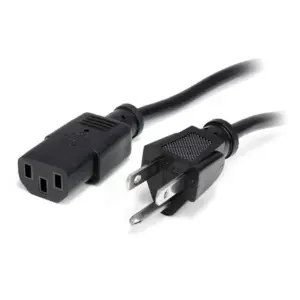 CABLE DE CORRIENTE DE 3.6M DE ALIMENTACION PARA COMPUTADORA - NEMA 5-15P A C13 - 18AWG - 10A 125V - STARTECH.COM MOD. PXT10112