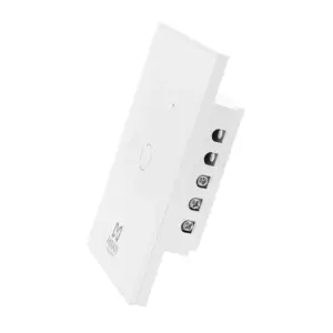 Apagador Inteligente de Pared Mirati de 1 Apagador Touch WiFi 2.4Hz Bluetooth, Compatible con Android E Ios