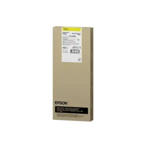 CARTUCHO EPSON MODELO C13T55N420 AMARILLO, PARA COLORWORKS C8000