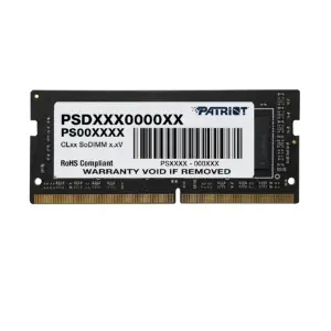 MEMORIA RAM PATRIOT SIGNATURE SODIMM DDR4 8GB 3200MTS CL22 PC4-25600 288PIN 1.2V LAPTOP AIO MINIPCS PSD48G32002S