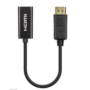 ADAPTADOR,MANHATTAN,153713, DISPLAYPORT M A HDMI H 4K@60HZ