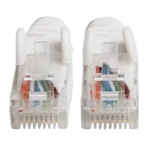 CABLE DE RED PATCH CAT6 INTELLINET RJ45 0.5 METROS 1.5 FT COLOR BLANCO