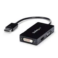 Adaptador de Video DisplayPort a VGA Dvi o HDMI Convertidor a-V 3 en 1 para Viajes 1080P 1920X1200 StarTech.com Mod DP2VGDVHD