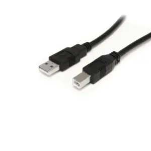 CABLE USB ACTIVO DE 9M PARA IMPRESORA - 1X USB A MACHO - 1X USB B MACHO - ADAPTADOR NEGRO - STARTECH.COM MOD. USB2HAB30AC