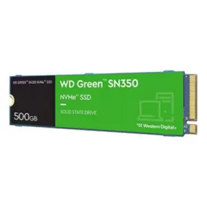 UNIDAD DE ESTADO SOLIDO SSD INTERNO WD GREEN SN350 500GB M.2 2280 NVME PCIE GEN3 LECT.2400MBS ESCRIT.1500MBS PC LAPTOP MINIPC WDS500G2G0C