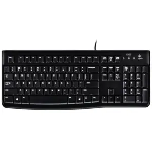 TECLADO LOGITECH K120 ALAMBRICO USB RESISTENTE A DERRAMES (ESPAÑOL) NEGRO