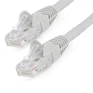 CABLE ETHERNET CAT 6 DE 2 METROS - LSZH - CABLE DE RED PATCH CAT6 UTP RJ45 POE DE 100W 10 GBE SIN ENGANCHES GRIS, ETL - STARTECH.COM MOD. N6LPATCH2MGR