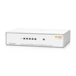 SWITCH HPE ARUBA R8R44A INSTANT ON 1430 CON 5 PUERTOS RJ45 10/100/1000 MBPS NO ADMINISTRABLE