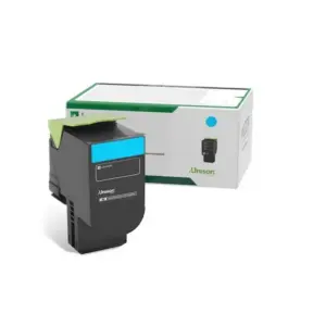 TONER LASER LEXMARK COLOR CYAN RENDIMIENTO ESTANDAR, NP 78C40C0, HASTA 1400 PAGINAS, MODELOS CX622ADE, CS421DN, CS521DN, CX625ADHE CX522ADE, CS622DE, CX421ADN