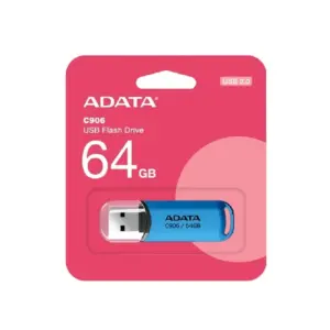 MEMORIA ADATA 64GB USB 2.0 C906 AZUL AC906-64G-RWB