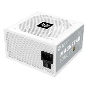 FUENTE DE PODER GAMER BALAM RUSH MAGNETAR 1000ZR / 1000 W / ATX 3.0 / FULL MODULAR / CERTIFICADA 80 PLUS GOLD / BAJO NIVEL DE RUIDO / UVP, OVP, OPP Y SCP / BLANCO / BR-940313