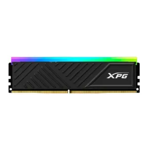 MEMORIA XPG SPECTRIX D35G UDIMM DDR4 16GB PC4-25600 3200MHZ CL16 288PIN 1.35V RGB CON DISIPADOR PC/GAMER COLOR NEGRO AX4U320016G16A-SBKD35G