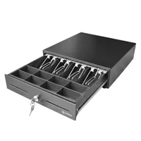 Cajon de Dinero 3NSTAR CD250 Negro Compartimientos 4 Billetes 8 Monedas