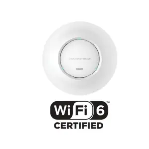ACCESS POINT GRANDSTREAM GWN7664E/ DOBLE BANDA WIFI 6 DUAL MU-MIMO 4X4, ADMITE HASTA 512 DISPOSITIVOS, 2 PUERTOS 2.5 G, POE, 175MTS (INYECTOR SE VENDE POR SEPARADO AC-6652)