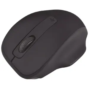 MOUSE OPTICO QUARONI INALAMBRICO 4 BOTONES COLOR NEGRO CON AJUSTE DE DPI 1600/1200/800