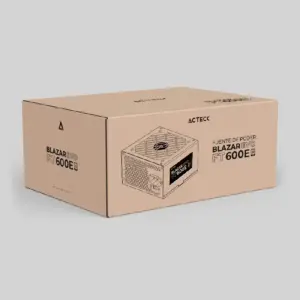 Fuente de Poder Acteck Blazar Evo FT600E, ATX, 600 W, No Modular, Ventilador 120 Mm, Negro, Es-05003E