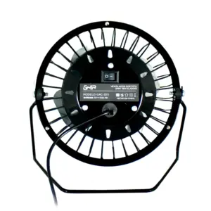 MINI VENTILADOR DE ESCRITORIO GHIA METALICO COLOR NEGRO ALIMENTACION USB