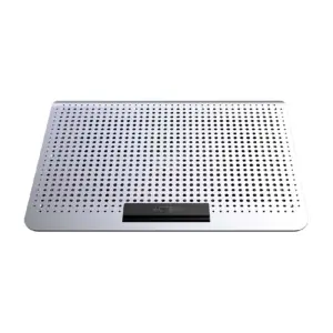 BASE ENFRIADORA ACTECK FROOST MAX B480 / 2 PUERTOS USB / 16 PULGADAS / 7 NIVELES / 6 VENTILADORES 10 W RMS / ALUMINIO / ANTIDERRAPANTE / BLANCO / AC-936163