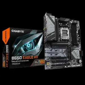 TARJETA MADRE BIGABYTE B650 EAGLE AX S-AM5 / 4X DDR5 7600 OC / DP / HDMI / WIFI / BT / PCIE 4.0/ ATX / GAMA MEDIA