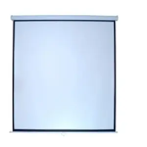 Pantalla Multimedia Screen Msc-152 Manual 84 Pulgadas Diagonal Formato 1 a 1 Color Blanco Mate para Colgar Techo o Pared