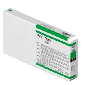 CARTUCHO EPSON MODELO T55K ULTRACHROME HD / HDX VERDE CLARO, PARA PLOTTER P6000/ P7000/ P8000/ P9000 700 ML