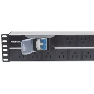 Barra Pdu Intellinet 714075 15 Cont Gab-Rack 19 2U Contra Corto Circuito