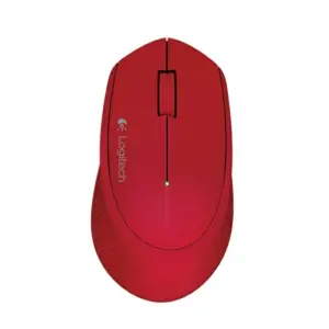 MOUSE LOGITECH M280 ROJO OPTICO INALAMBRICO (MINI RECEPTOR USB) PC/MAC/CHROME/LINUX