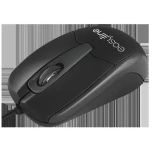 MOUSE ALAMBRICO OPTICO 1000 DPI CONECTOR USB EASY LINE BY PERFECT CHOICE - NEGRO