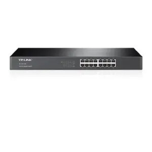 SWITCH |TP-LINK | TL-SG1016 | GIGABIT ETHERNET | 10/100/1000MBPS | 16 PUERTOS | PARA RACK | 19 PULGADAS | NO ADMINISTRABLE