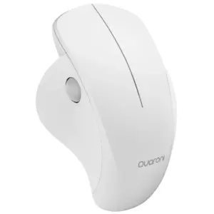 MOUSE INALAMBRICO ERGONMICO SCROLL LATERAL QUARONI 3 SCROLL/RECEPTOR 2.4 GHZ/1200 DPI/PTICO/BAJO CONSUMO/BLANCO