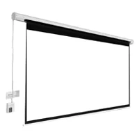 Pantalla Proyeccion Electrica Multimedia Screen Mse-154 86 Pulgadas Diagonal Medida 154 Cm X 154 Cm Formato 1:1 Color Blanco Mate