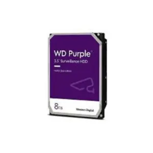 Disco Duro Interno Wd Purple 8TB 3.5 Escritorio SATA3 6GB-S 256MB 24X7 DVR NVR 1-16 Bahías 1-64 Cámara WD85PURZ