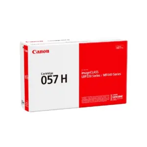 TONER CANON 057 H NEGRO, RENDIMIENTO 10,000 PAGINAS, COMPATIBLE LBP226DW, MF445DW