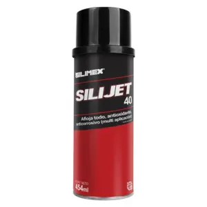 Aerosol Silijet 40 Afloja Todo Protector de Metales Antioxidante y Anticorrosion Silimex 454 Ml