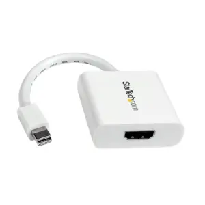 ADAPTADOR DE VIDEO MINI DISPLAYPORT A HDMI - CABLE CONVERTIDOR - HEMBRA HDMI - MACHO MINI DP - 1920X1200 - PASIVO - BLANCO - STARTECH.COM MOD. MDP2HDW