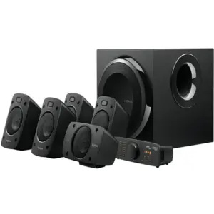 BOCINAS LOGITECH Z906 5.1 THX DOLBY DIGITAL 500 WATTS RMS PC/MAC/MP3/IPOD/DVD