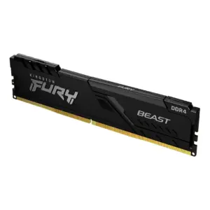 MEMORIA RAM KINGSTON DIMM DDR4 16GB 3200MT/S FURY BEAST CL16 288PIN 1.35V C/DISIPADOR DE CALOR P/PC/GAMER/ALTO RENDIMIENTO KF432C16BB1/16