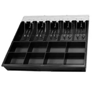 Bandeja para Cajon de Dinero CD350 3NSTAR Mod CT350 355mm X 326mm Fabricada en Plastico con Sujetador de Billetes de Metal 8