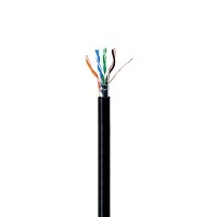 BOBINA DE CABLE EXTERIOR/INTERIOR CONDUMEX CAT5E UTP SIN GEL 100% COBRE 24 AWG 305 MTS COLOR NEGRO