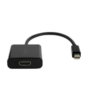 Adaptador Acteck Shift Plus AH430, Mini DisplayPort HDMI, 4K, 20 Cm, Negro, Ac-934770