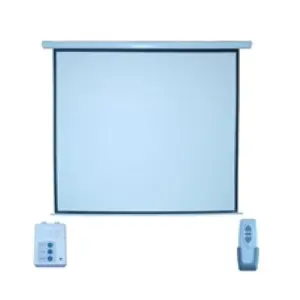 Pantalla de Proyeccion Multimedia Screen Mse-213 Electrica 120 Pulgadas Diagonal Formato 1:1 Color Blanco Mate para Colgar en