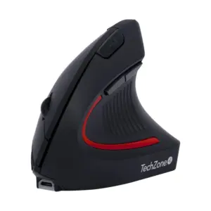 MOUSE TECHZONE TZMOUINA-06 INALAMBRICO RECARGABLE ERGONO 02 VERTICAL 2.4GHZ HASTA 1600 DPI