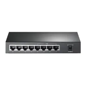 SWITCH | TP-LINK | TL-SG1008P | 8 PUERTOS RJ45 GIGABIT 10/100/1000 NO ADMINISTRABLE CON 4 PUERTOS POE IEEE 802.3AF HASTA 15.4W C/U PARA ESCRITORIO