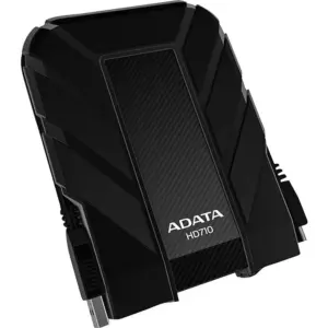 Disco Duro Externo ADATA HD710P 1TB Portátil 2.5 USB 3.2 Windows Mac Linux Contragolpes Color Negro AHD710P-1TU31-Cbk
