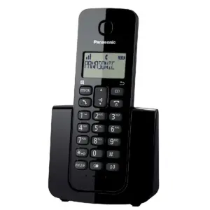 TELEFONO PANASONIC KX-TGB110MEB INALAMBRICO BASICO 20 NUMEROS IDENTIFICADOR DE LLAMADAS, 50 NUMEROS DIRECTORIO LOCALIZADOR DE AURICULAR NEGRO